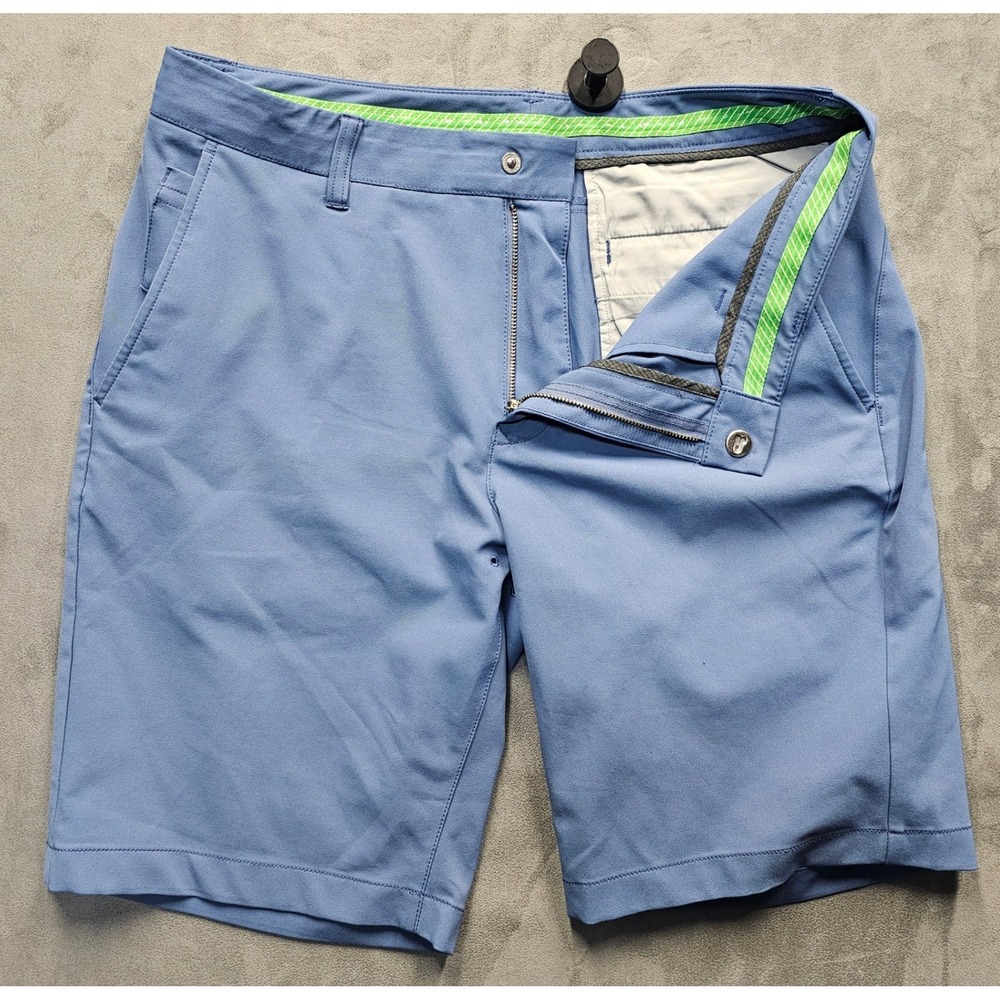 Bonobos Golf Mens Blue Performance Stretch Shorts Size 33 (34) 10 Inch Inseam
